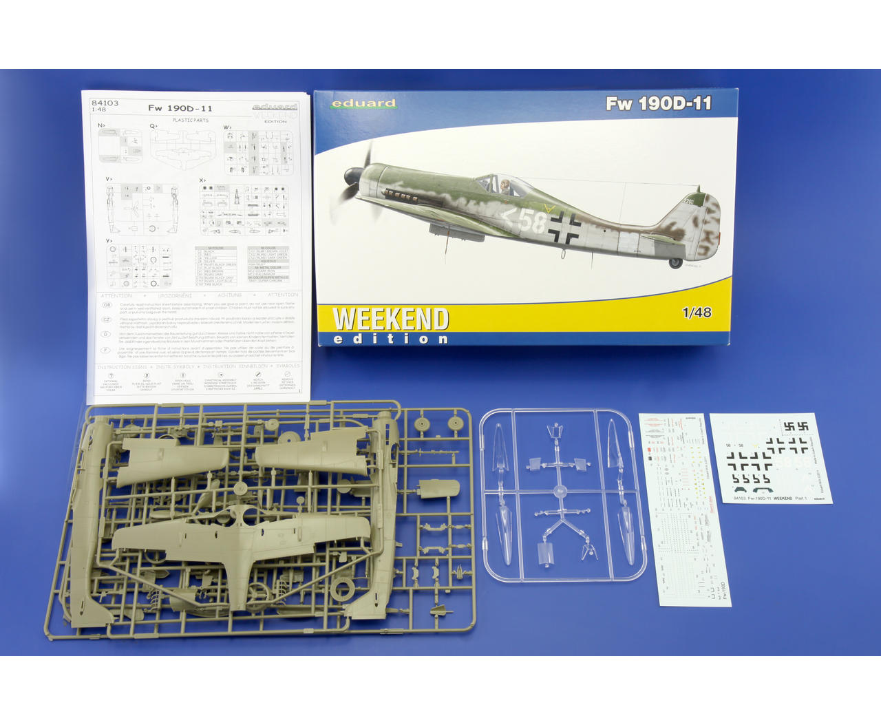 Focke Wulf Fw 190d 11 Weekend 1 48 003 84103 Plastikové Modely A