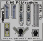 F-35A seatbelts STEEL 1/32 