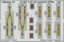A-20J/K seatbelts STEEL 1/32 