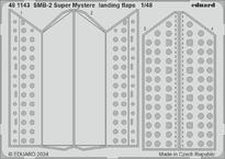 SMB-2 Super Mystere vztlakové klapky 1/48 