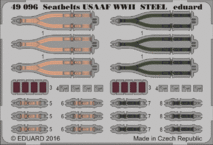 Seatbelts USAAF WWII STEEL 1/48 