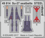 Su-27 upínací pásy OCEL 1/48 