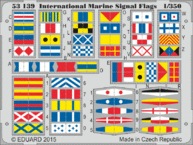 Mezinárodní námořní vlajková abeceda 1/350 