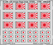 IJN ensign flags large STEEL 1/350 