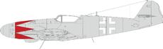 Bf 109K-4 motiv tulipánu a výsostné znaky 1/48 