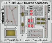 J-35 Draken upínací pásy OCEL 1/48 
