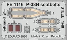 P-38H seatbelts STEEL 1/48 