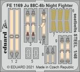 Ju 88C-6b Night Fighter upínací pásy OCEL 1/48 