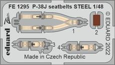 P-38J seatbelts STEEL 1/48 
