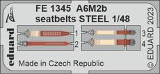 A6M2b seatbelts STEEL 1/48 