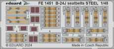 B-24J seatbelts STEEL 1/48 