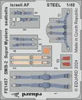 SMB-2 Super Mystere upínací pásy Israeli AF OCEL 1/48 