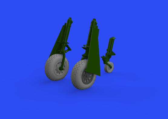 P-51B/C wheels block tread 1/48  - 1