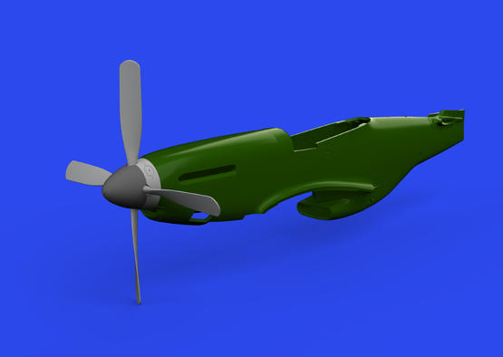 P-51D Hamilton Standard propeller uncuffed PRINT 1/72  - 1