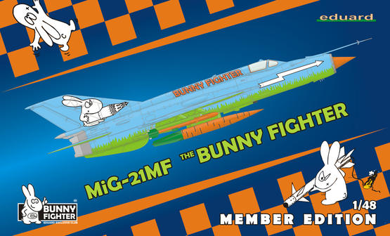 MiG-21MF Bunny Fighter Club + T-shirt XXXS (3-4 years) 1/48  - 1