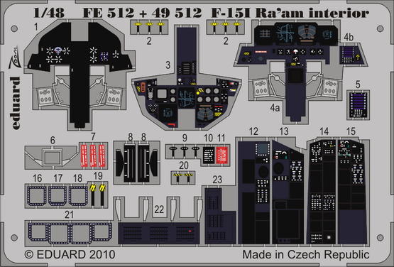 F-15I Ra&#039;aM interior S.A. 1/48 