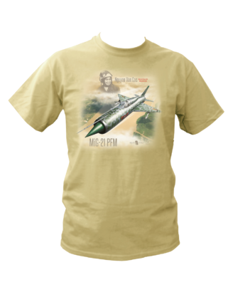 T-shirt MiG-21PFM (XL) - Rezavá Vrtule  - 1