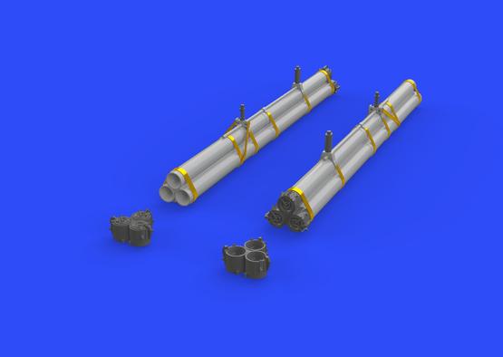 Bazooka rocket launchers for P-47 1/32  - 2