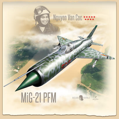 MiG-21PFM +T-Shirt (L) 1/48  - 2