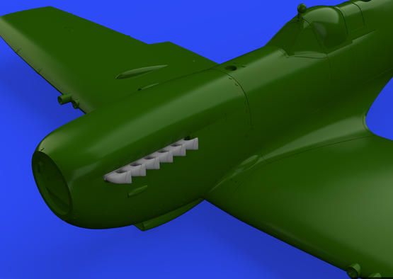 Spitfire Mk.IX exhaust stack - fishtail 1/32  - 5