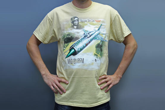 T-shirt MiG-21PFM (XL) - Rezavá Vrtule  - 6