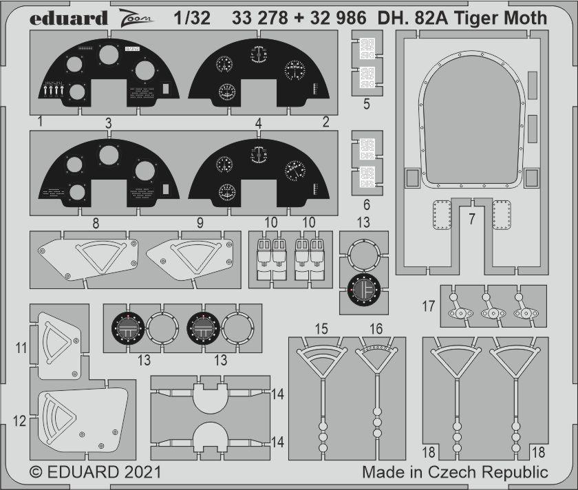 DH. 82A Tiger Moth 1/32 - エデュアルドeショップ